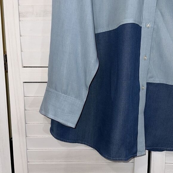 Lane Bryant Tunic Shirt Size 20 Oversized  Long Sleeve Like New - Picture 8 of 16